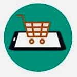 Akıllı telefon ekranında yeşil bir daire içerisinde turuncu bir alışveriş sepeti simgesi belirir; bu, çevrimiçi alışveriş deneyiminizi kolaylaştırmak için mükemmeldir.